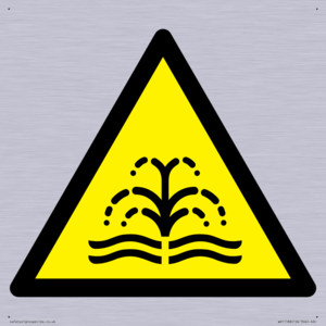 W516 Warning: fountain/water plume